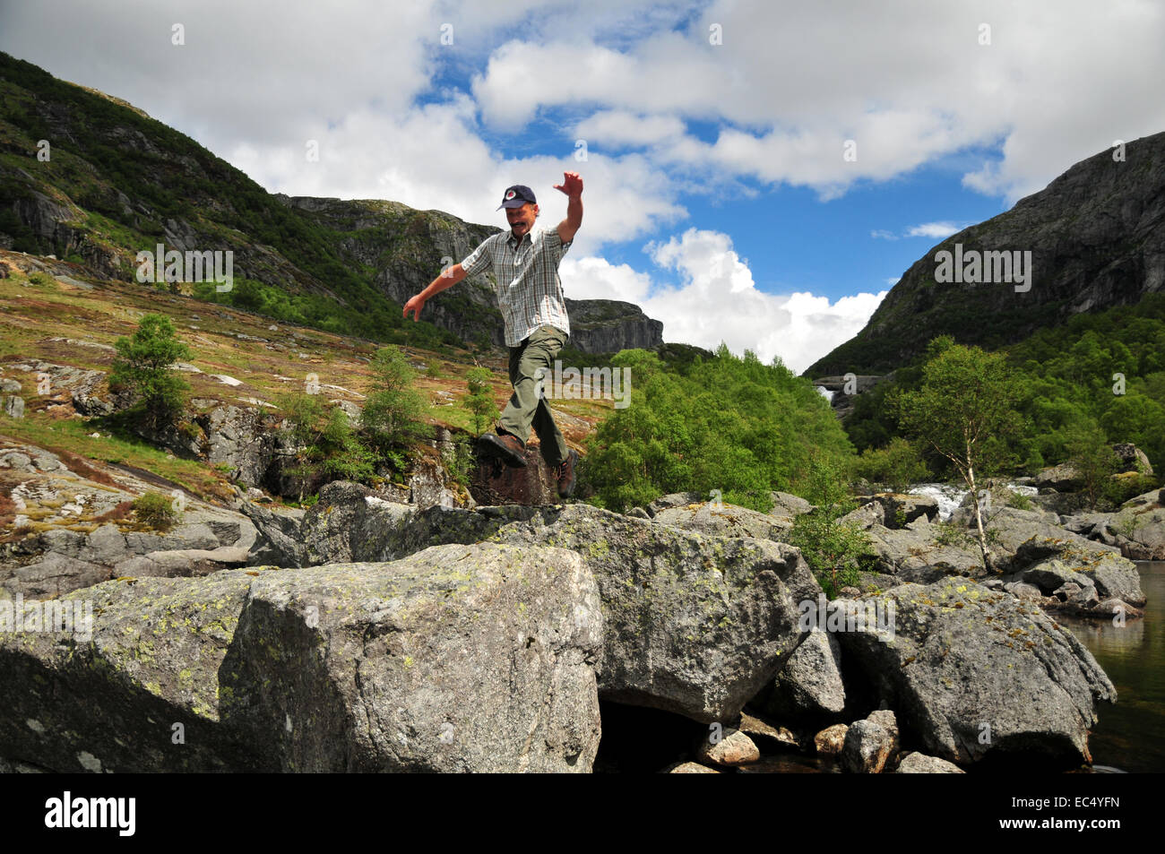 salto Foto Stock