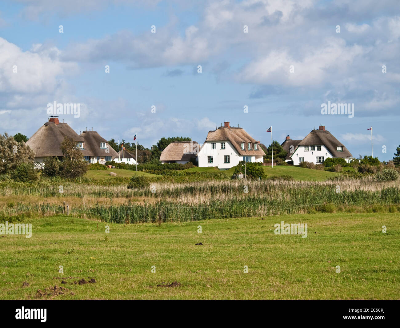 Esclusivo complesso residenziale di Greveling in Nieblum, Schleswig Holstein, Germania Foto Stock