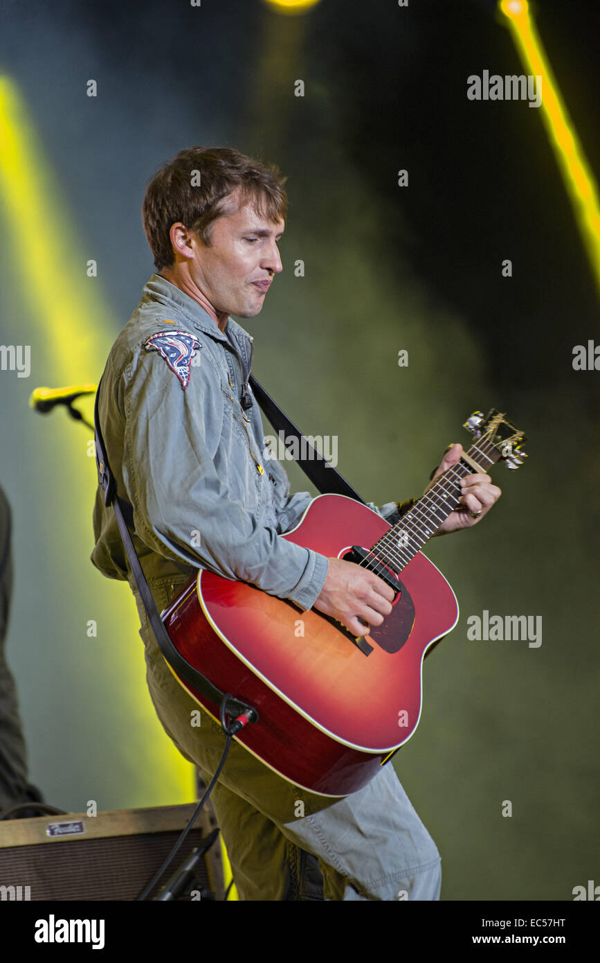 James Blunt a Pori Jazz 2014 Foto Stock