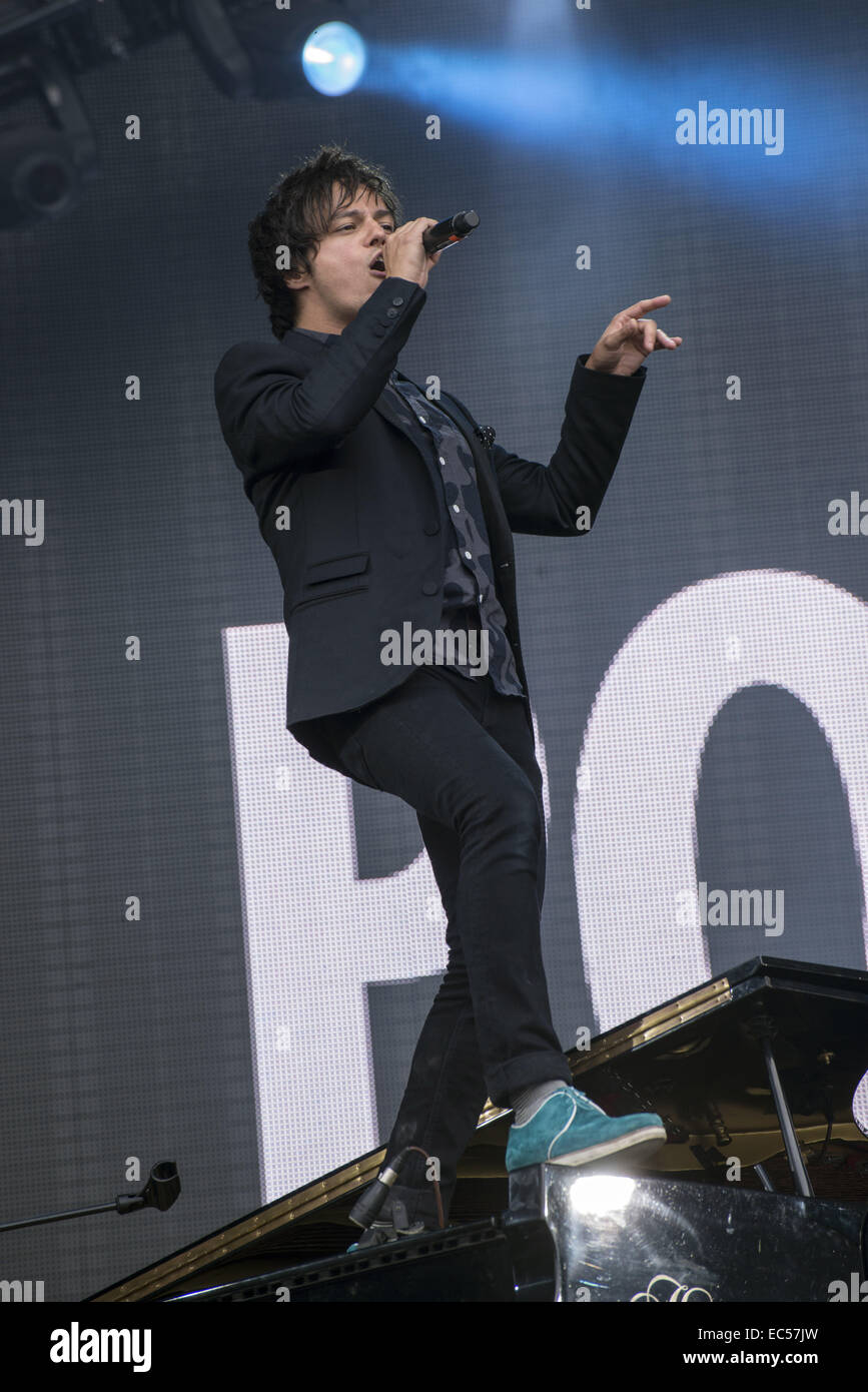 Jamie Cullum a Pori Jazz 2014 Foto Stock