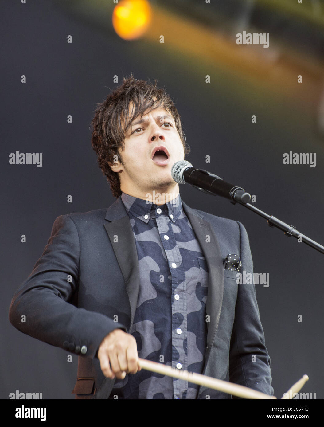 Jamie Cullum a Pori Jazz 2014 Foto Stock