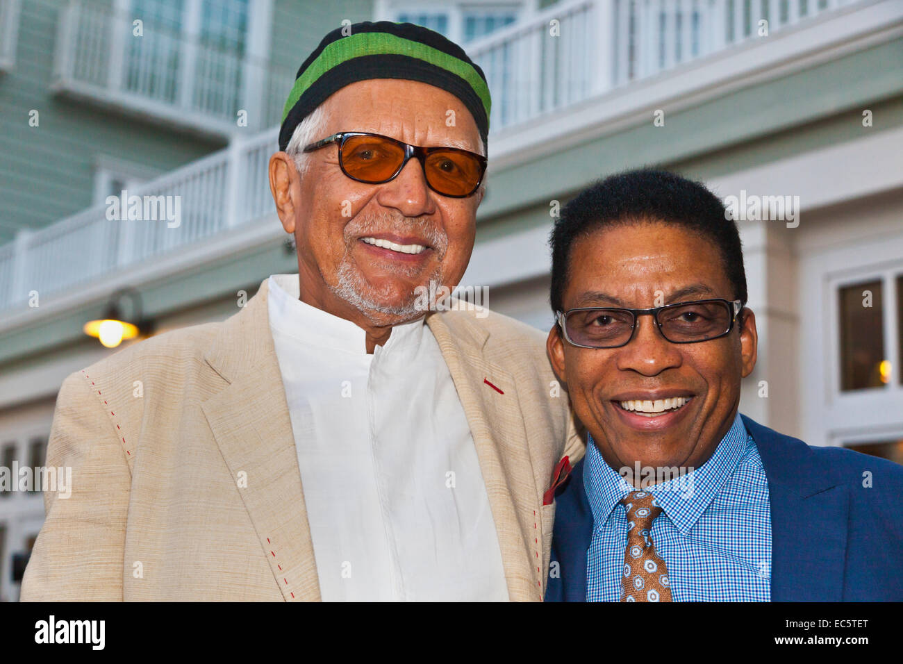 CHARLES LLOYD e Herbie Hancock al 57 ANNUALE DI MONTEREY JAZZ FESTIVAL GALA Foto Stock