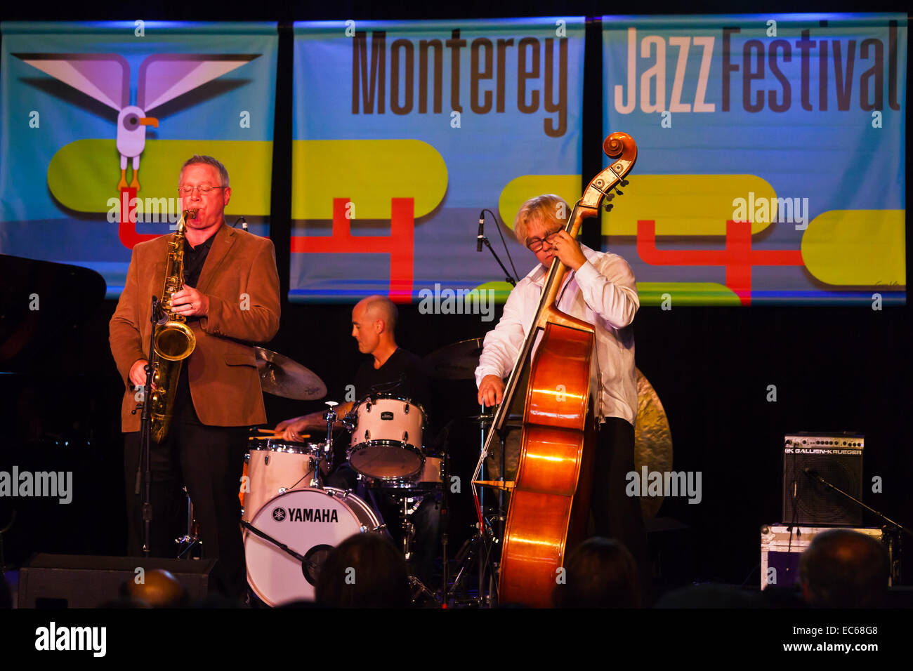 CHRIS BERNHARDT riproduce la base per un amore supremo al MONTEREY JAZZ FESTIVAL Foto Stock