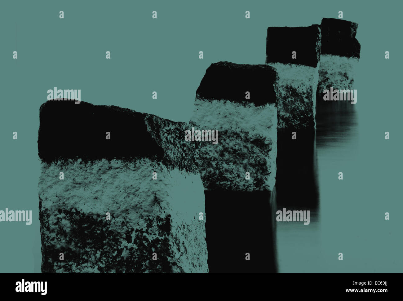 Limitazione astratta di pietra Foto Stock