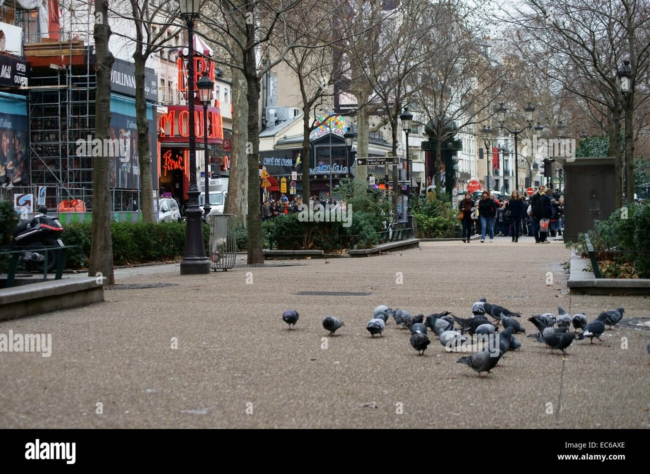Boulevard de Clichy Foto Stock
