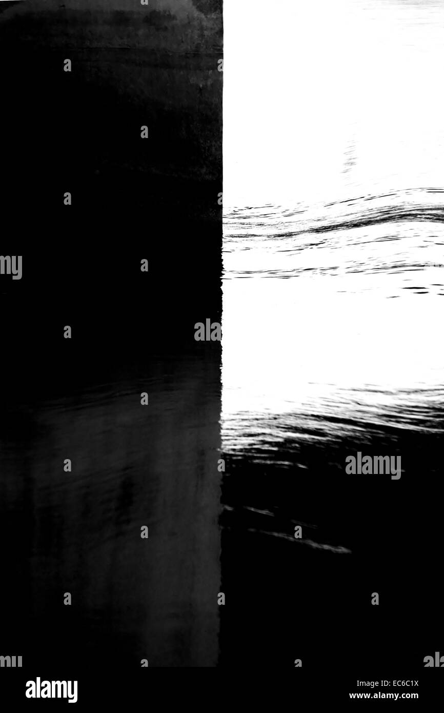 Molo Ponte specchio Foto Stock