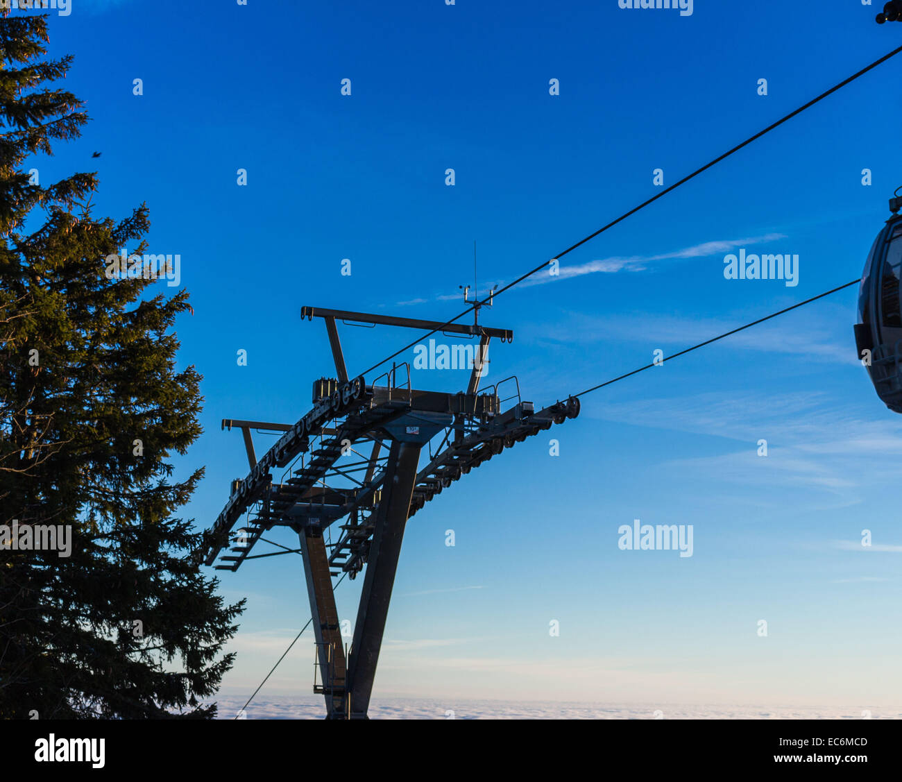 Seggiovia Gondola , Schockl, Graz, Austria Foto Stock