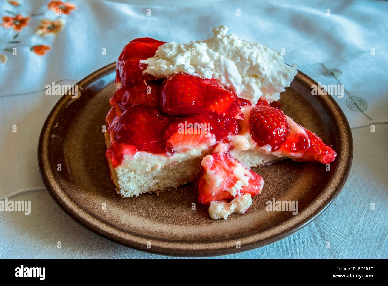 Fragole di frutta Foto Stock