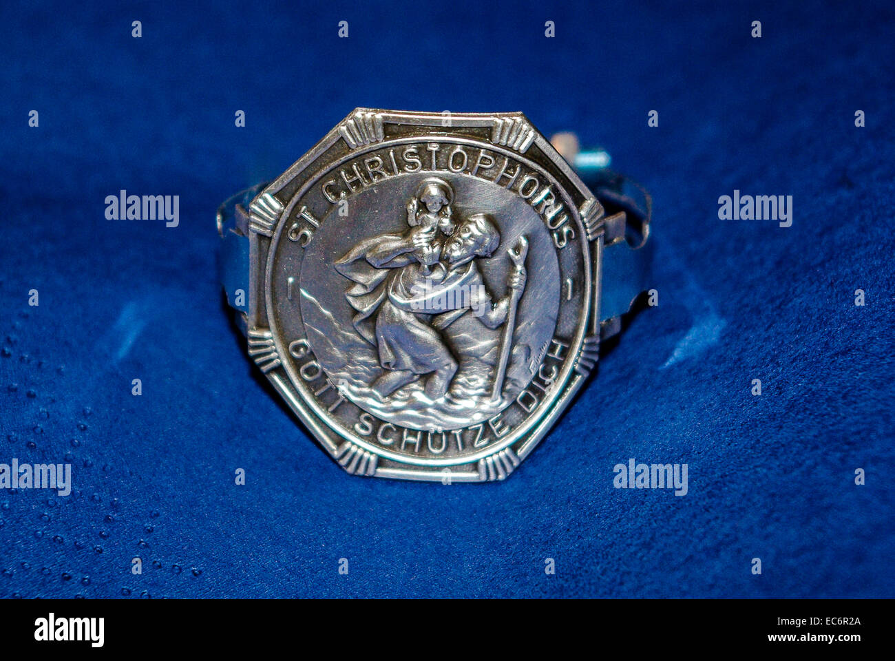 Christopher badge Foto Stock