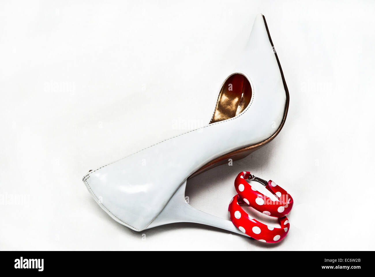 Puntini bianchi / Polka Dotts Foto Stock