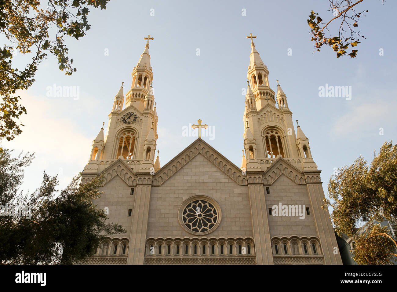 Santi Pietro e Paolo Chiesa Cattolica, North Beach, San Francisco, California Foto Stock