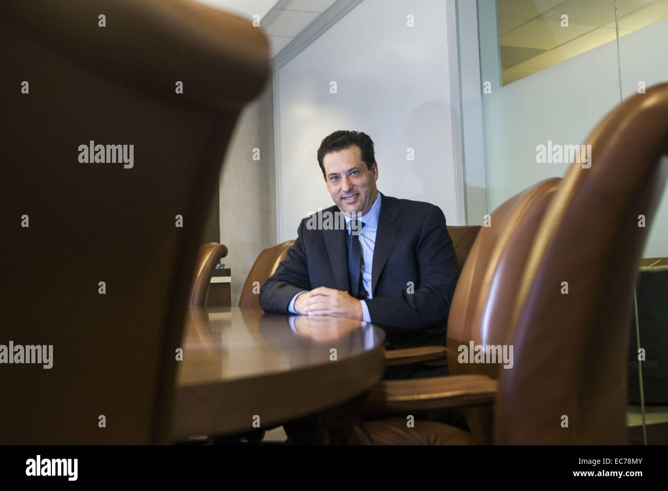 Los Angeles, California, USA. Xix Nov, 2014. Steve Sugarman, CEO di Banc della California. © Ringo Chiu/ZUMA filo/Alamy Live News Foto Stock