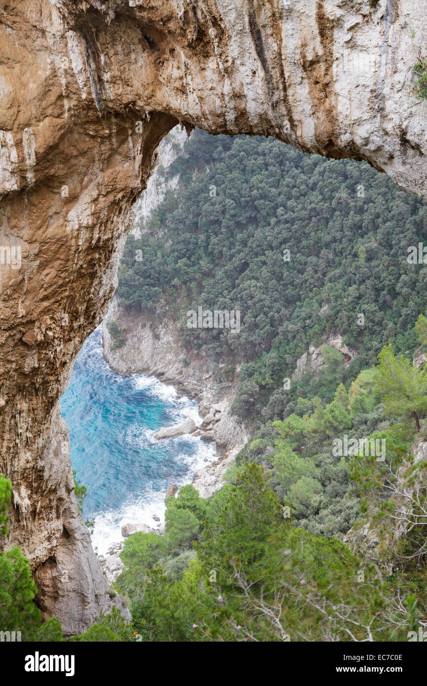 Arco Naturale, Capri, Campania, Italia Foto Stock