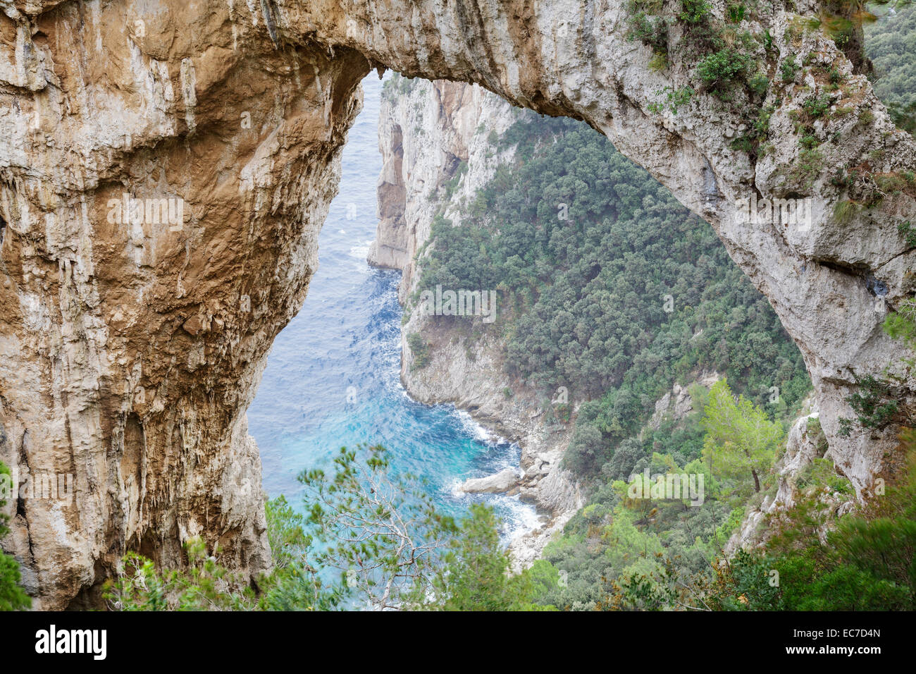 Arco Naturale, Capri, Campania, Italia Foto Stock