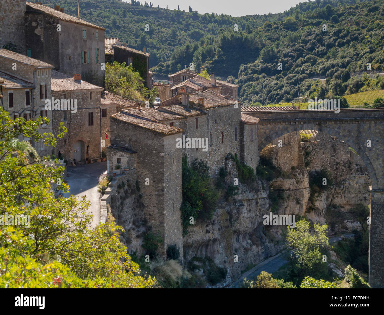 France, Languedoc-Roussillon, Minerve, Bridge Foto Stock