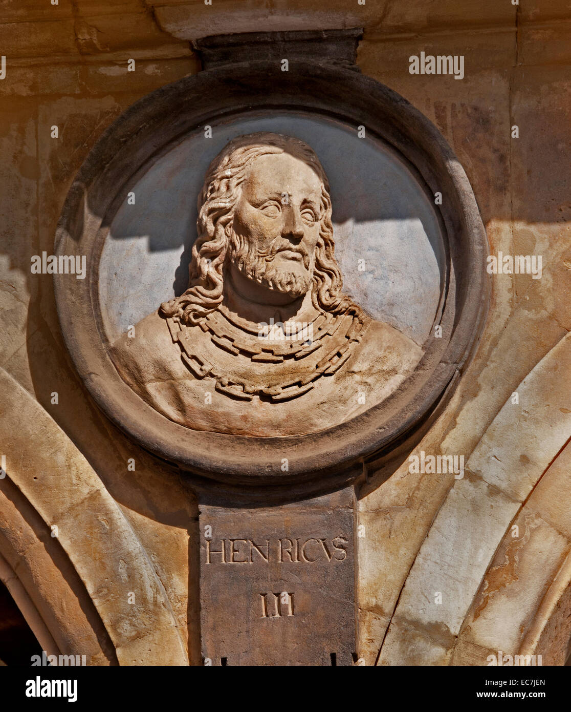Henricvs III - Enrico III di Castiglia 1379 - 1406 ( Henry il sofferente o Henry malati ) re spagnolo Royal Spagna ( Plaza Mayor Salamanca ) Foto Stock