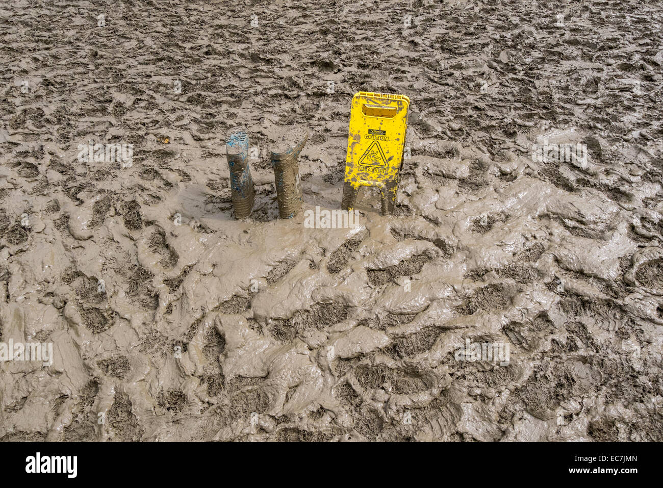 Il festival di Glastonbury nel Somerset, Inghilterra. Foto Stock