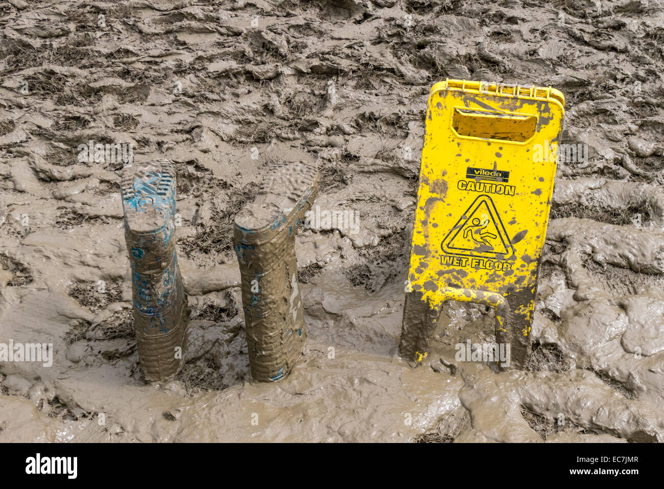 Il festival di Glastonbury nel Somerset, Inghilterra. Foto Stock
