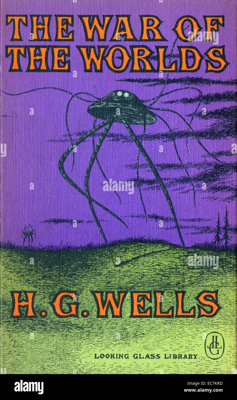 La guerra dei mondi è un romanzo di fantascienza di autore inglese H. G. Wells Foto Stock