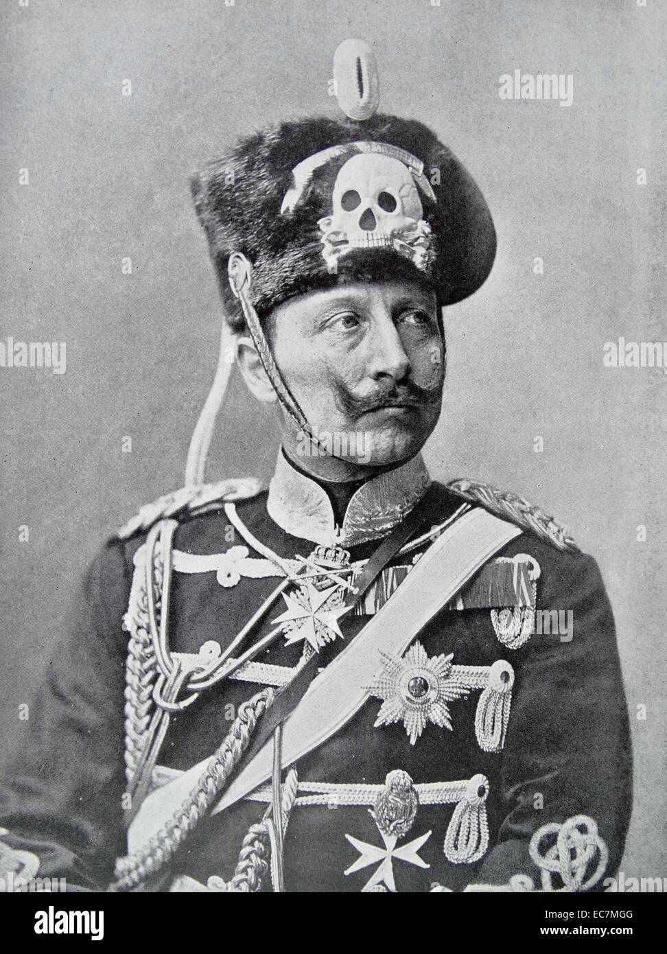 Wilhelm II o di Guglielmo II; 1859 - 4 giugno 1941) è stato l'ultimo imperatore tedesco (Kaiser) e re di Prussia, sentenza l'impero tedesco e del Regno di Prussia dal 15 giugno 1888 al 9 novembre 1918. Foto Stock
