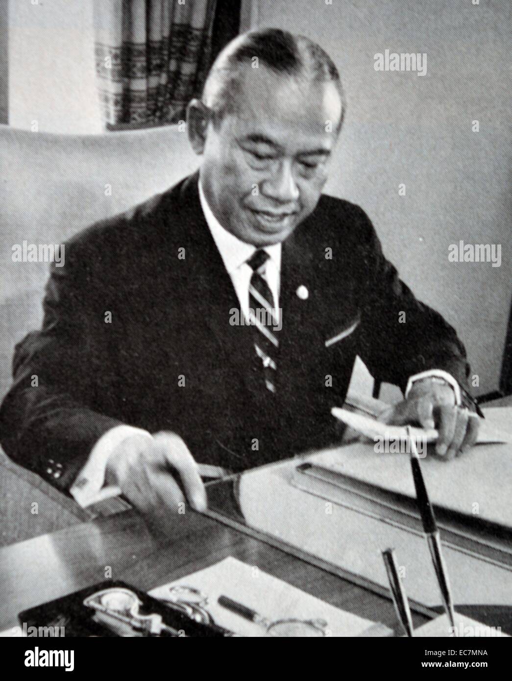 Maresciallo di Campo Thanom Kittikachorn 1911 - 16 giugno 2004. dittatore militare della Thailandia. Un convinto anticomunista, Thanom curò una decina di anni di dittatura militare in Thailandia dal 1963 al 1973 Foto Stock