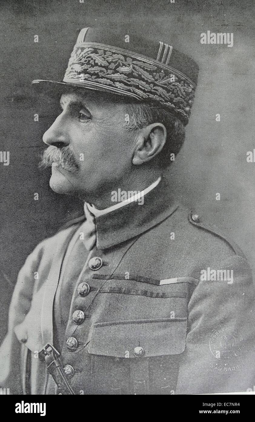 Ferdinand Foch (1851-1929), il Maresciallo di Francia e Allied Comandante supremo nella Prima Guerra Mondiale Foto Stock