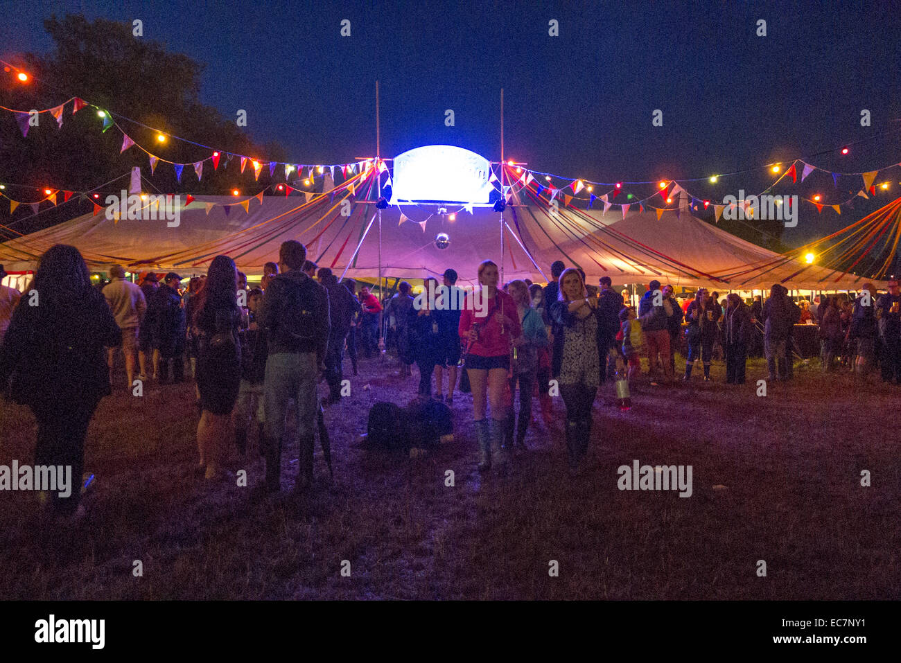 William Green presso il festival di Glastonbury nel Somerset. Foto Stock