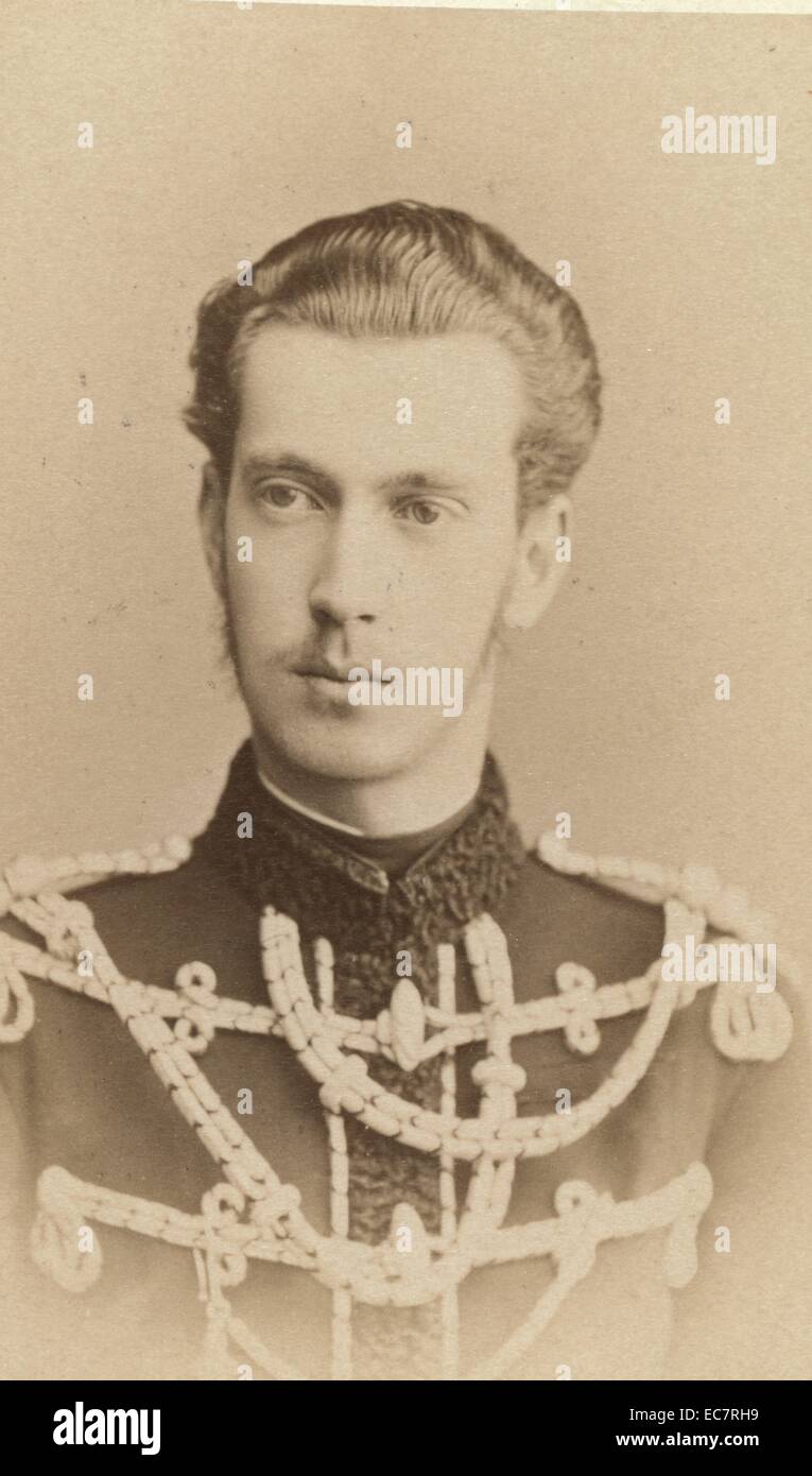 Granduca Paul Alexandrovich di Russia ( 3 ottobre 1860 N.S. - 30 gennaio 1919 N.S.) era l'ottavo figlio dello zar Alessandro II di Russia dalla sua prima moglie Imperatrice Maria Alexandrovna Foto Stock