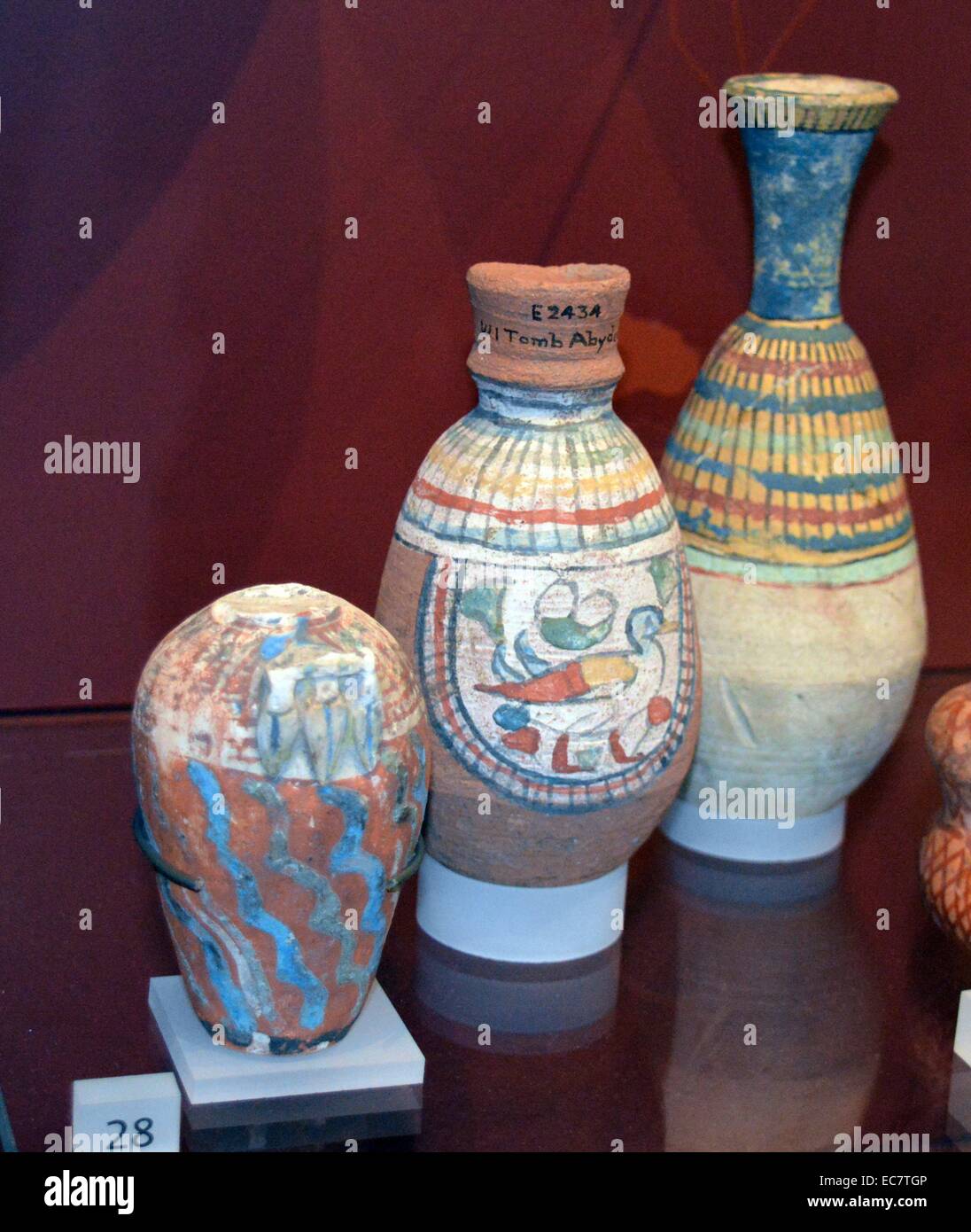 Minoan vasi e ceramica. Civiltà Minoica era un Mar Egeo Età del Bronzo di civiltà che nasce sull'isola di Creta e fiorito da circa il 27 secolo A.C. al XV secolo A.C. Foto Stock
