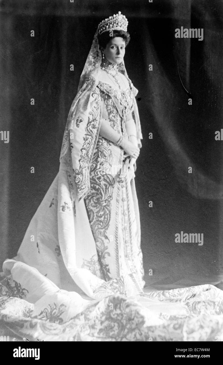 Imperatrice Alexandra della Russia. Alix di Hesse e dal Reno, più tardi Alexandra Feodorovna (6 giugno 1872 - 17 luglio 1918), è stata imperatrice Foto Stock