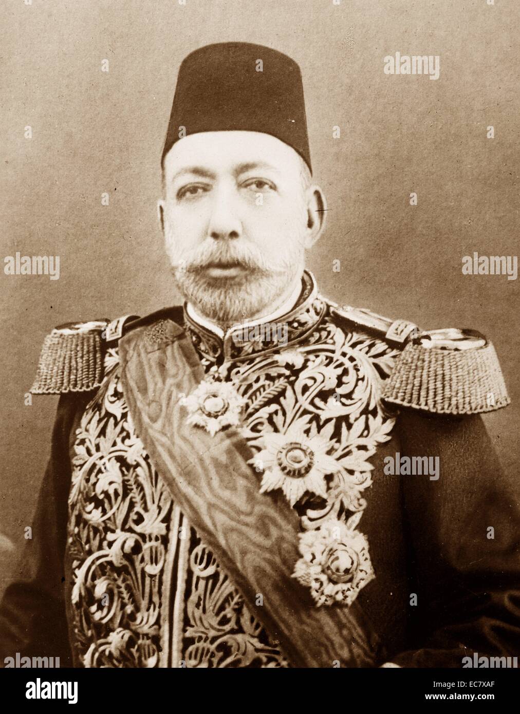 Mehmed V Reshad 1844 - 3/4 Luglio 1918. Il trentacinquesimo sultano ottomano. Foto Stock