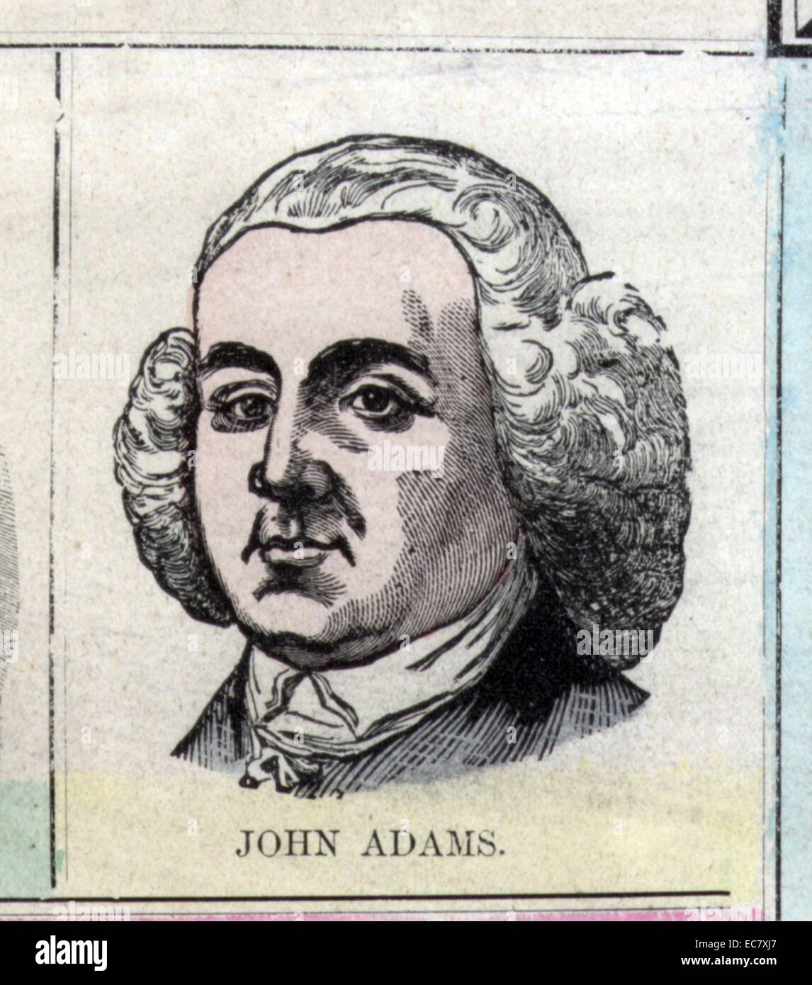 John Adams (Ottobre 30 [O.S. Ottobre 19] 1735 - luglio 4, 1826) è stato il secondo presidente degli Stati Uniti (1797-1801),[ Foto Stock