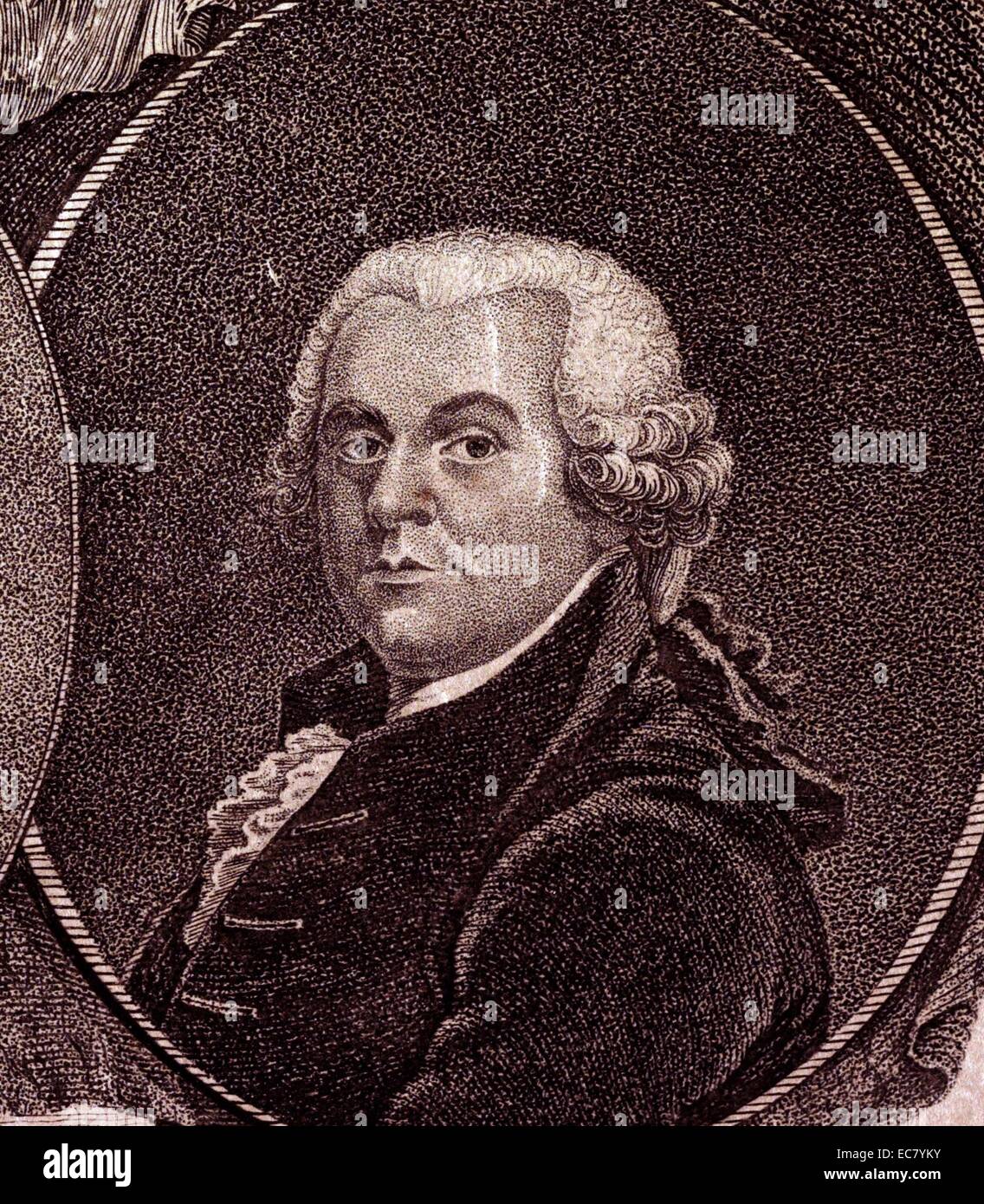 John Adams, Presidente degli Stati Uniti da una illustrazione del 1812 Foto Stock
