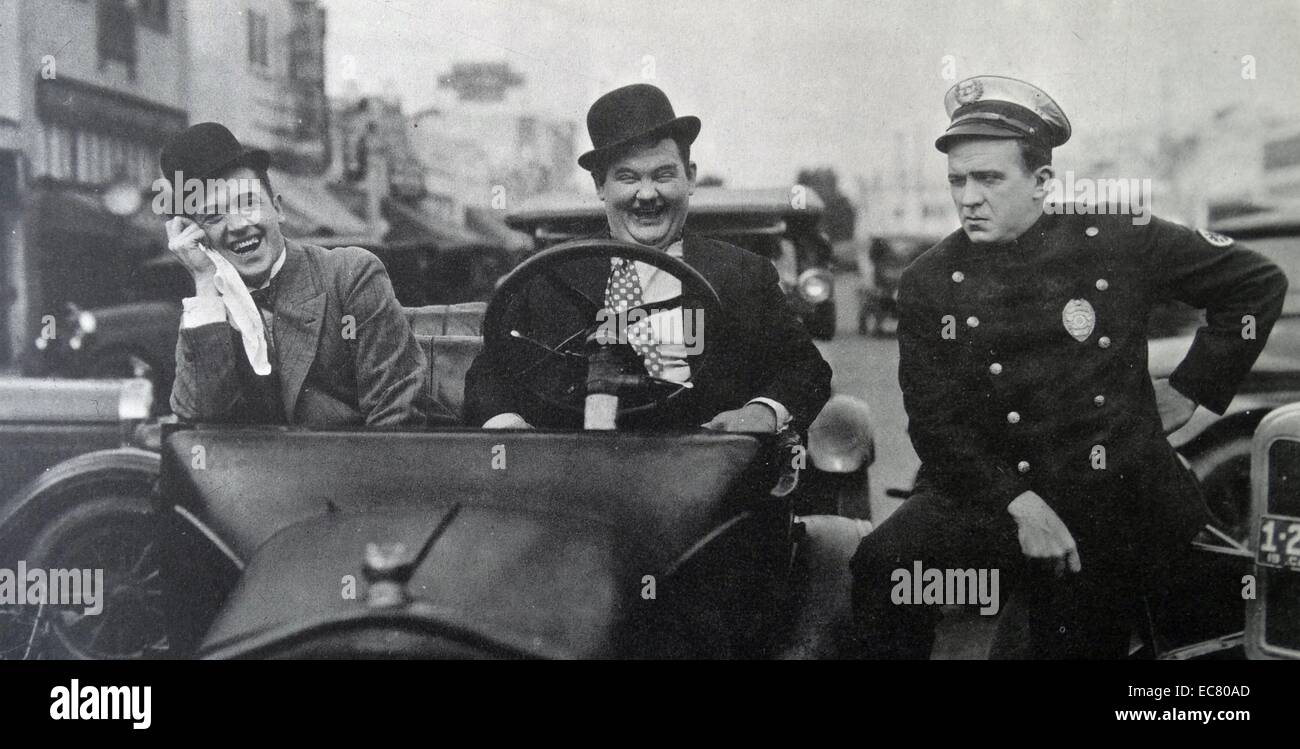 Aziende di grandi dimensioni è un 1929 silent Laurel e Hardy commedia corto oggetto diretto da James W. Horne Foto Stock