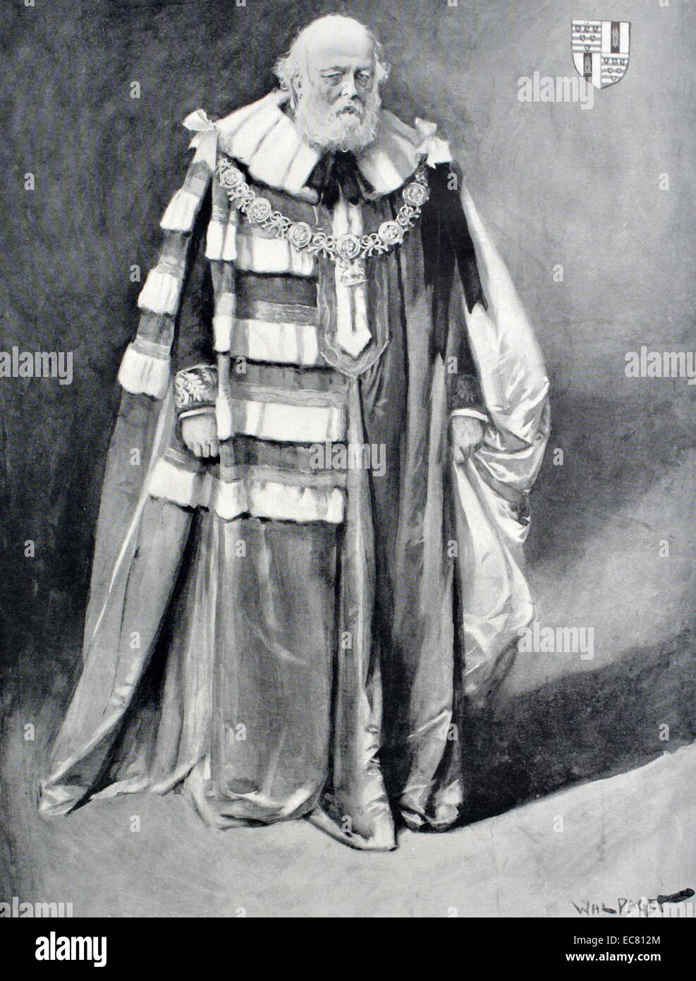 Robert Cecil, terzo Marchese di Salisbury, KG conservatore britannico statista e tre volte primo ministro Foto Stock