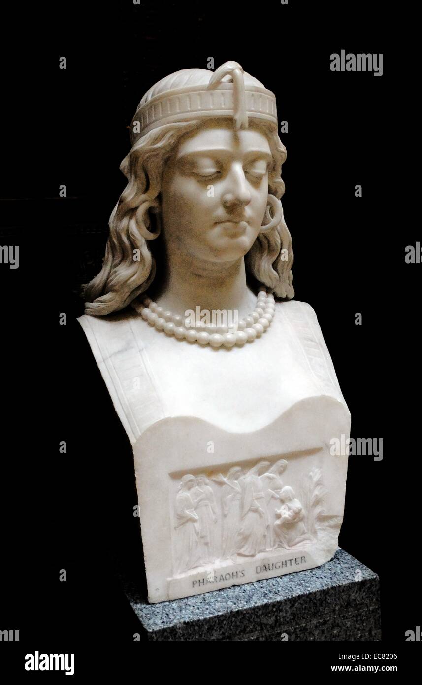 La figlia del faraone le 1865 da John Adams-acton 1830-1910 Foto Stock