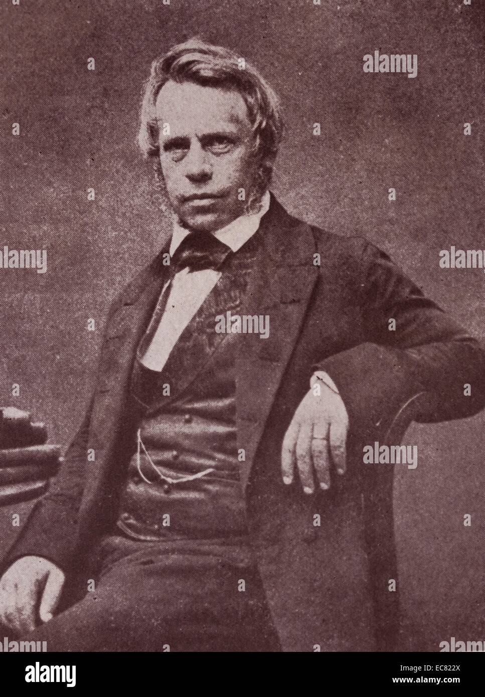 Jacob Henle, 9 luglio 1809 - 13 Maggio 1885) era un medico tedesco, il patologo e anatomista. Il più noto per la scoperta del "ansa di henle' nel rene. Foto Stock