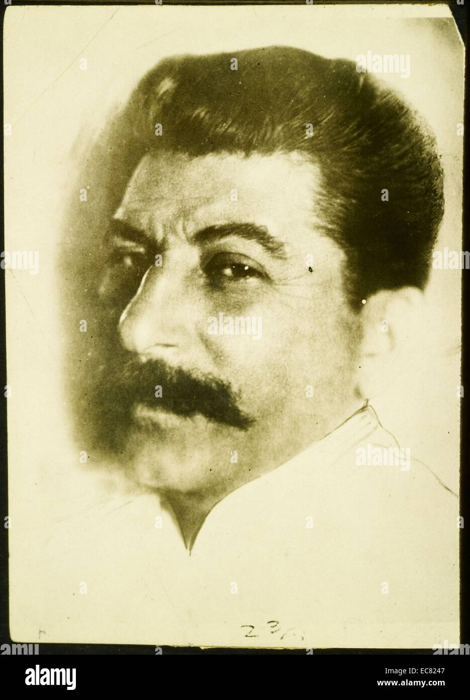 Ritratto a colori di Joseph Stalin (XVIII Dicembre 1878 - 5 Marzo 1953) nel 1939 a Mosca. Stalin è stato il leader della Unione Sovietica dal mid-1920s fino alla sua morte nel 1953. Foto Stock