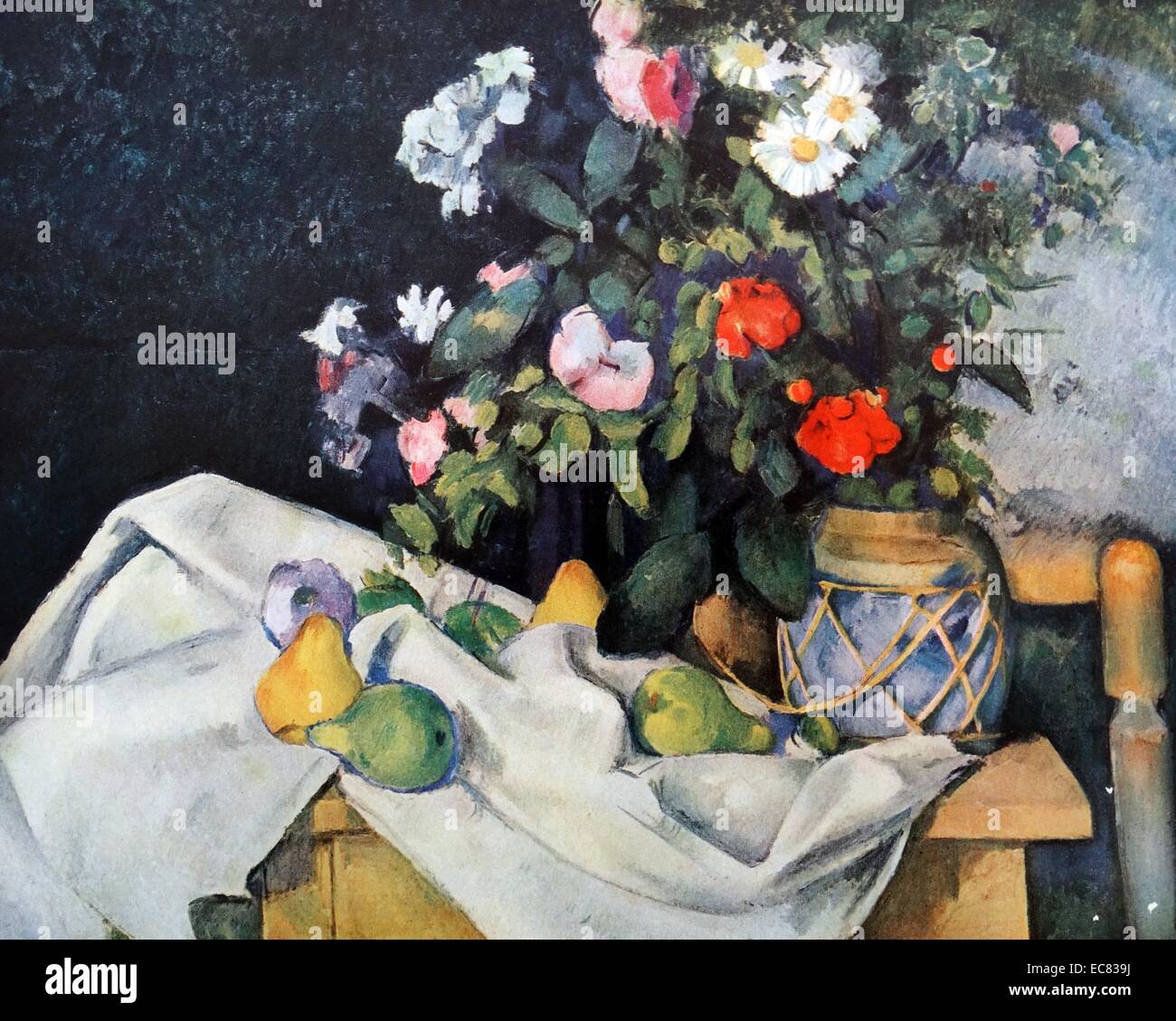 Ancora la vita di Paul Cézanne (1839-1905) artista francese e pittore Post-Impressionist. Datata 1889 Foto Stock