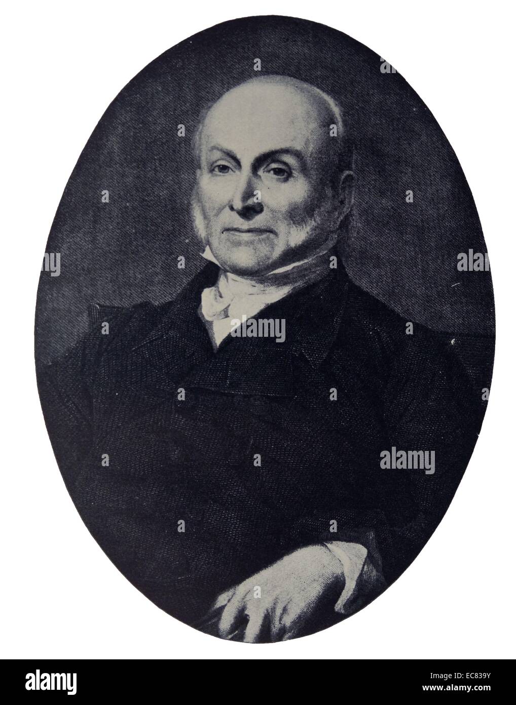 Ritratto di John Quincy Adams (1767-1848) statista americano che ha servito come il sesto presidente degli Stati Uniti. Egli ha anche servito come un diplomatico, un senatore e membro della Camera dei rappresentanti. Datata 1829 Foto Stock