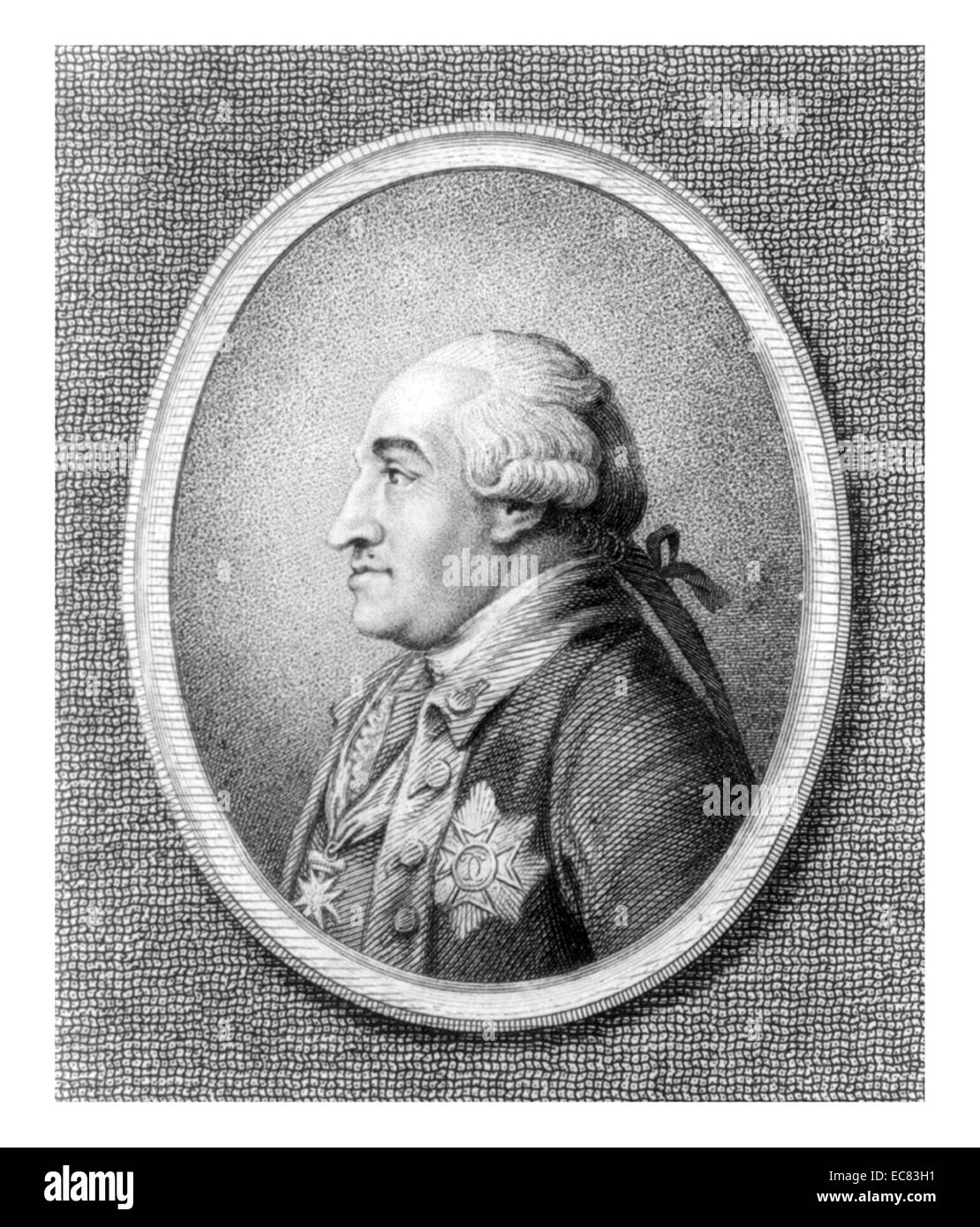 Friedrich von Steuben ( 1730 - 1794), Baron von Steuben è stato prussiano-data di nascita ufficiale militare che ha servito come ispettore generale e il maggiore generale dell'esercito continentale durante la guerra rivoluzionaria americana Foto Stock