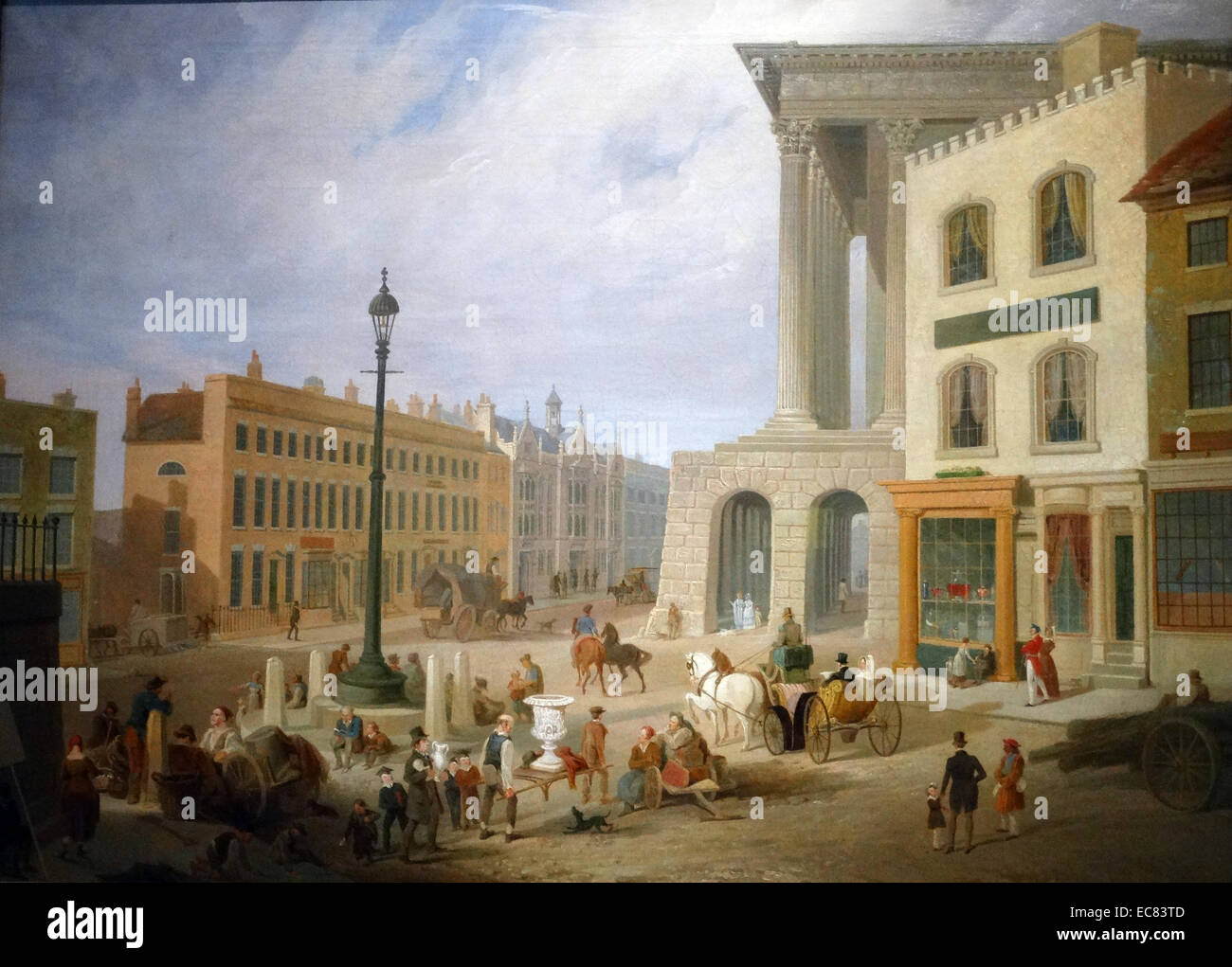 Birmingham Town Hall circa 1850-1852 da Samuele R. linee (SEN) (1778-1863). Foto Stock