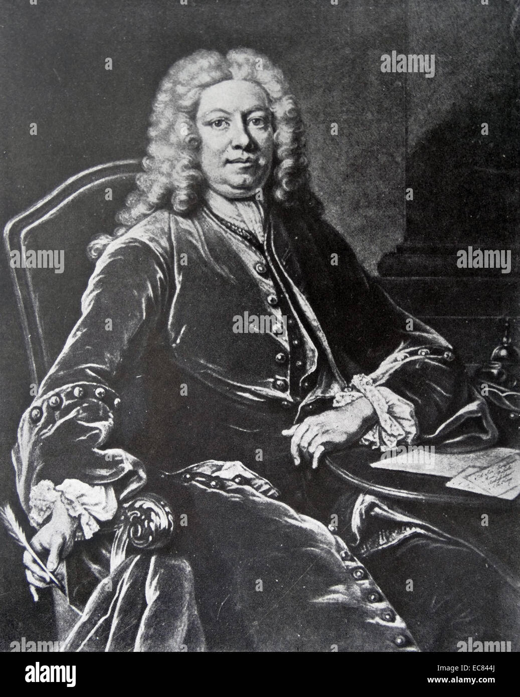 Orazio Walpole; primo barone Walpole; PC (8 dicembre 1678 - 5 febbraio 1757); inglese diplomatico; era un figlio di Robert Walpole di Houghton; Norfolk; e un fratello minore del primo ministro della Gran Bretagna di Sir Robert Walpole Foto Stock