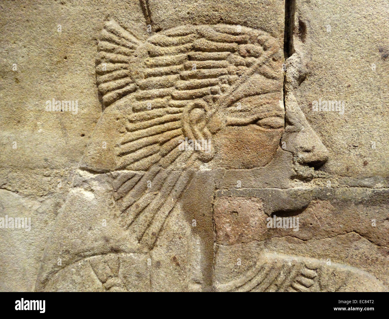 Dettaglio dal Santuario di Taharqa è una pietra arenaria santuario costruito da Re Taharqa (690-664 a.C.) Foto Stock
