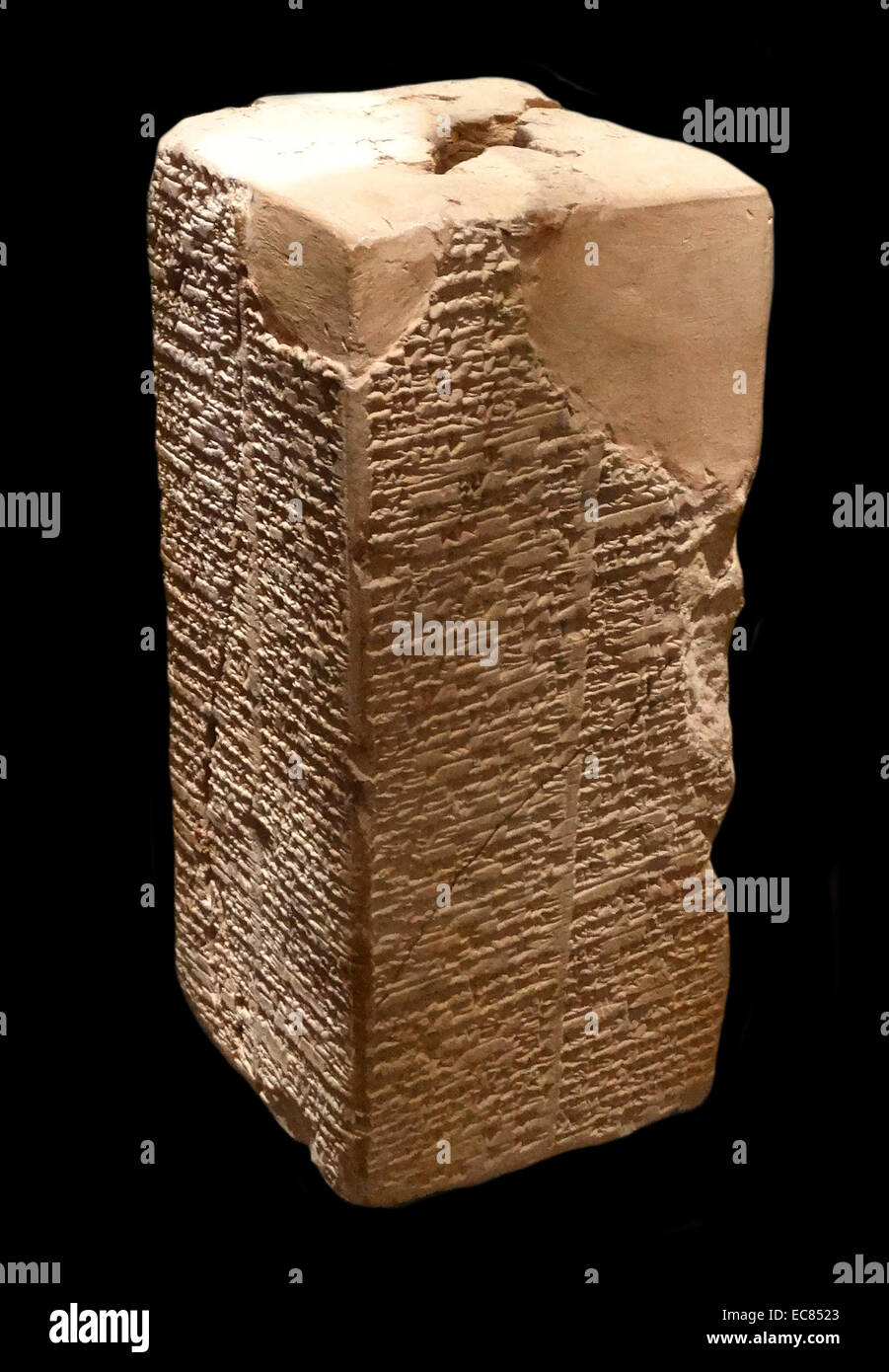 Sumeri " King List' 1800 BC. Descrizione di Gilgamesh il sovrano di Uruk e il racconto di una grande alluvione in Mesopotamia che può essere collegato al racconto biblico di Noè e il diluvio. Foto Stock