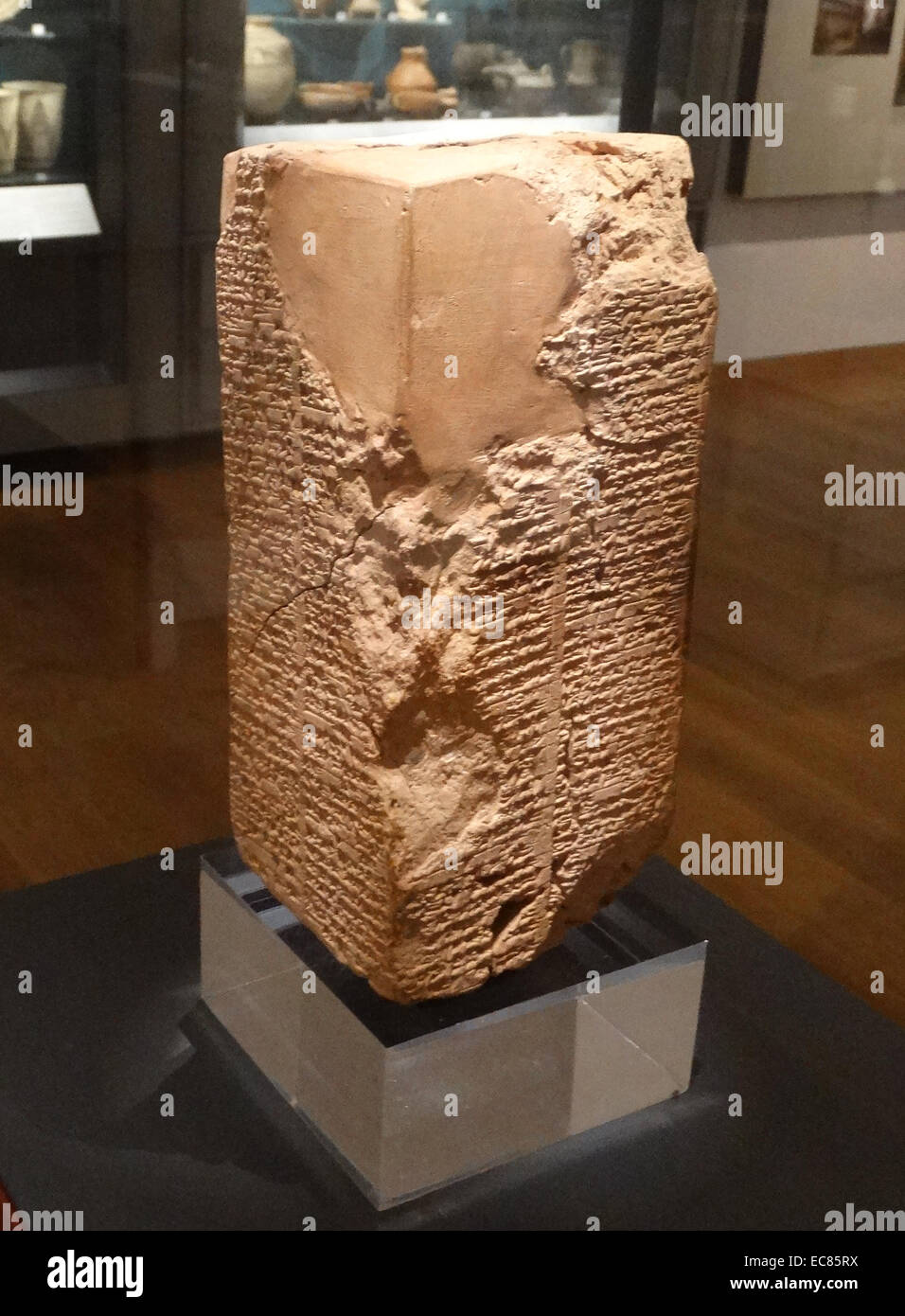 Sumeri " King List' 1800 BC. Descrizione di Gilgamesh il sovrano di Uruk e il racconto di una grande alluvione in Mesopotamia che può essere collegato al racconto biblico di Noè e il diluvio. Foto Stock