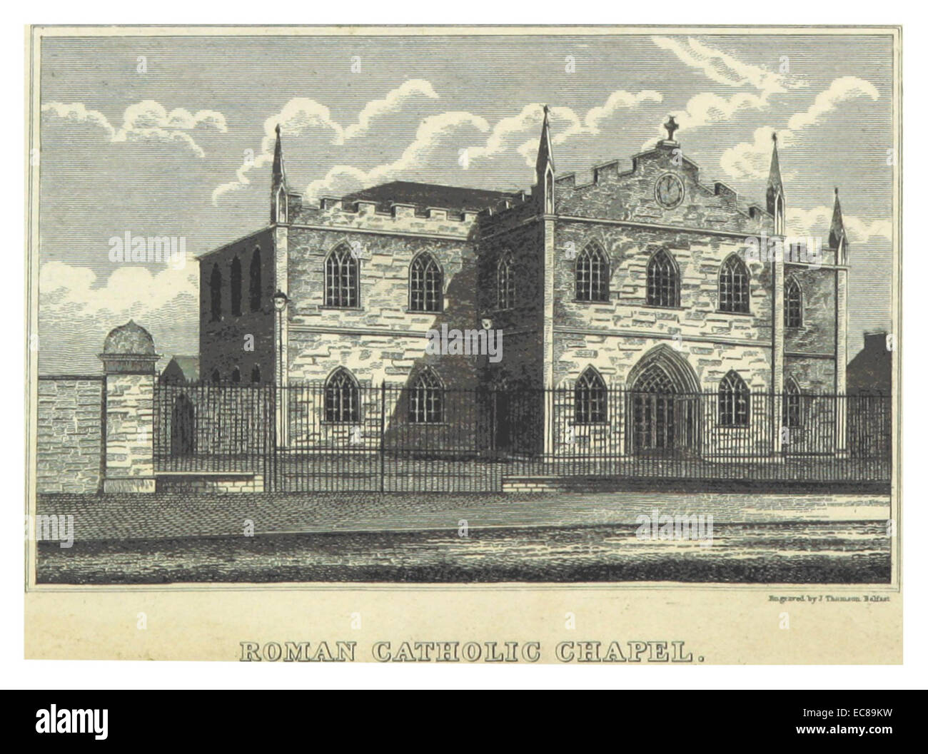 BENN(1823) p148 romano cappella cattolica Foto Stock