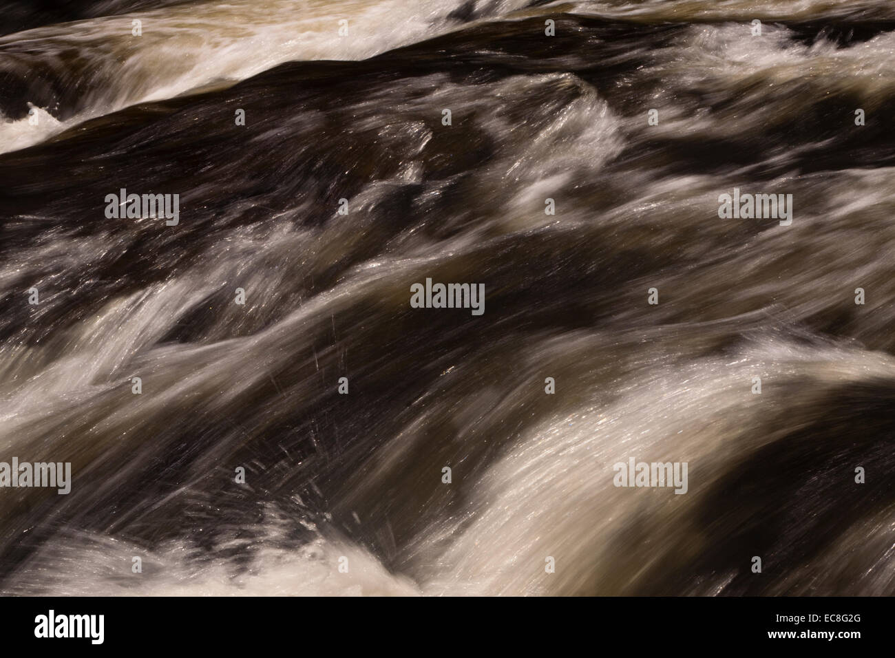 Correndo in acqua Pier's Gorge in primavera Foto Stock