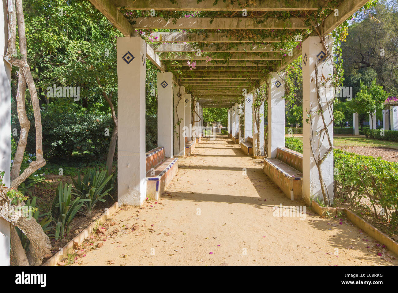 Siviglia - Il Parco Maria Luisa Foto Stock