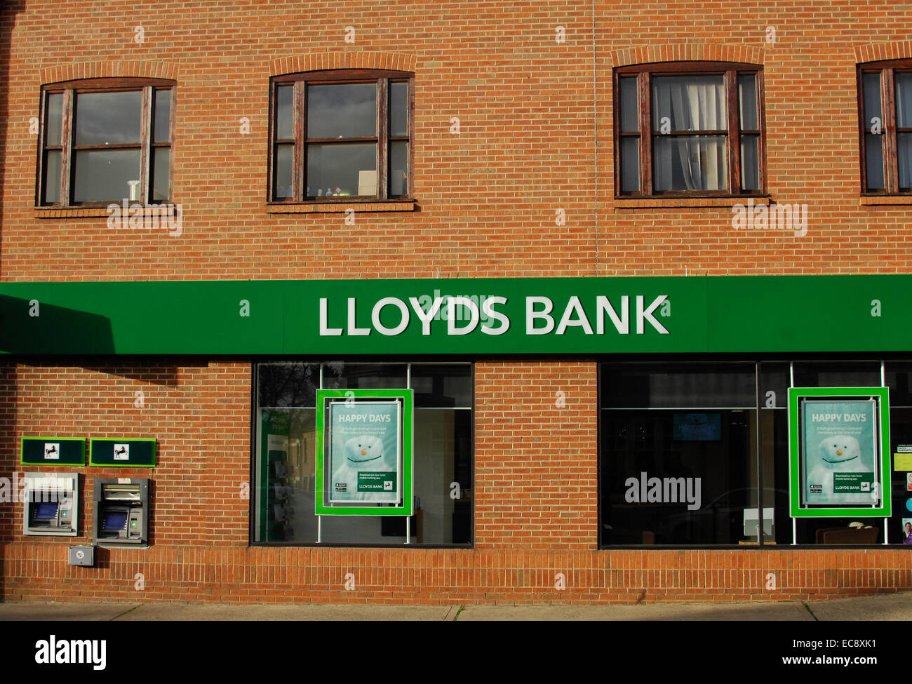 Lloyds Bank edificio segno Foto Stock